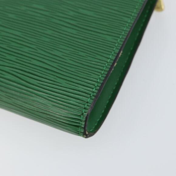 LOUIS VUITTON Epi Pochette Accessoires Accessory Pouch Green M52984 Auth th6474 - Picture 15 of 16